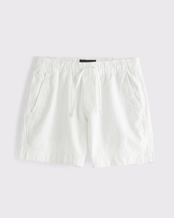 Linen-Blend Pull-On Short from Abercrombie & Fitch - $65