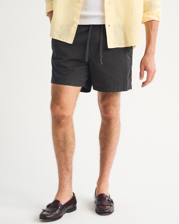 Poplin Pull-On Short