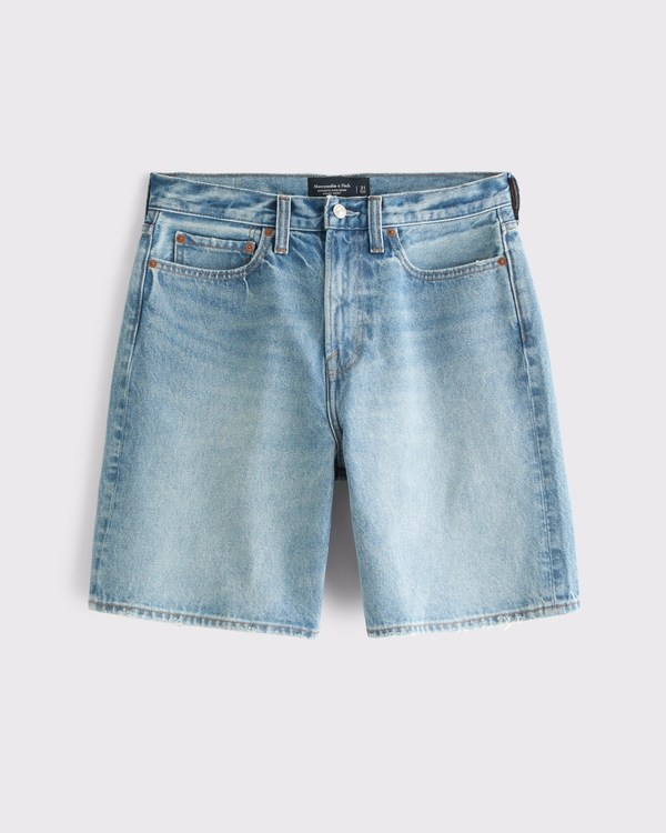 Men's Baggy Denim Short | Men's Bottoms | Abercrombie.com