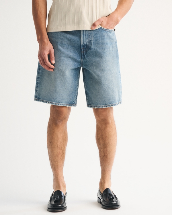 Baggy Denim Short, Medium Wash view 2