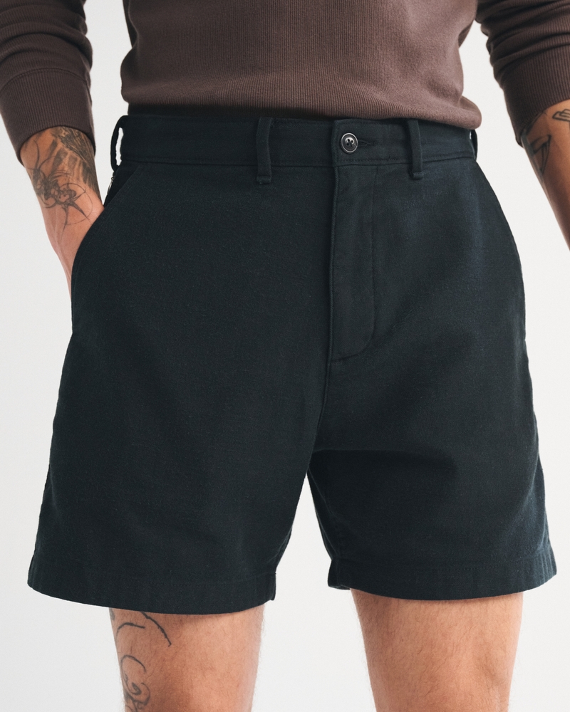100% Cotton Plainfront Short - thumbnail 3