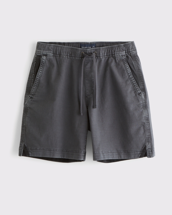 Sea Fade Pull-On Short, Evening Gray view 1