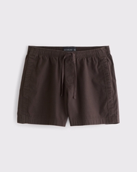 Poplin Pull-On Short