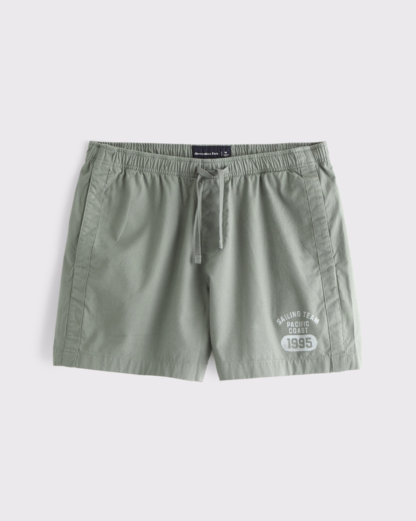 Traje de baño sin cierres de poplín, Verde Oliva view 2