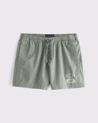 Poplin Pull-On Short