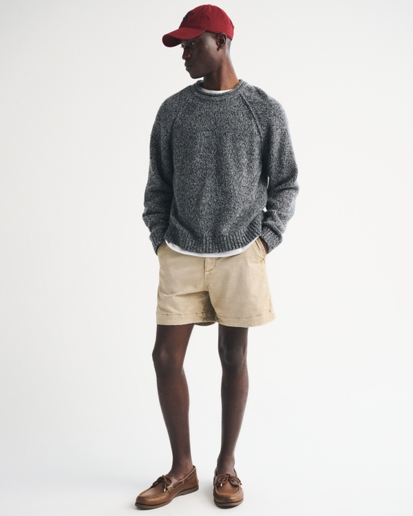 Sea Fade Plainfront Short, Beige view 1