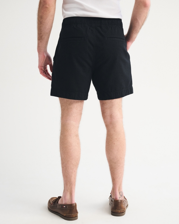 Seersucker Pull-On Short