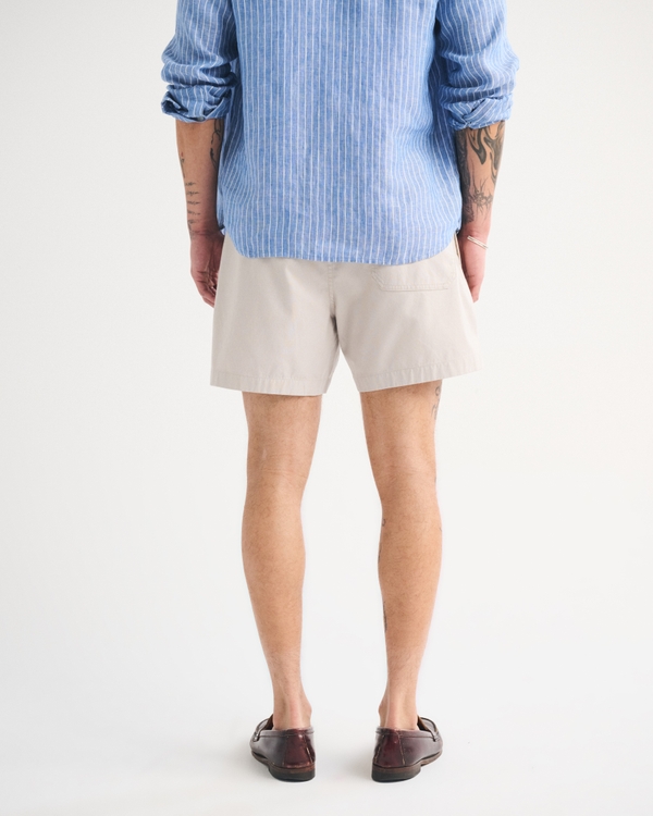 Poplin Pull-On Short