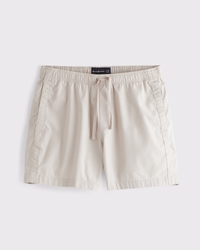 Poplin Pull-On Short