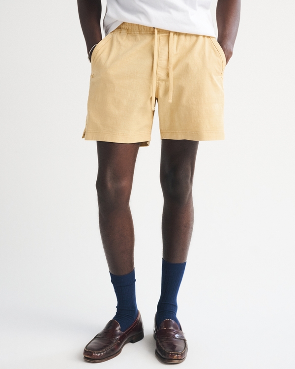 Sea Fade Pull-On Short, Yellow view 2