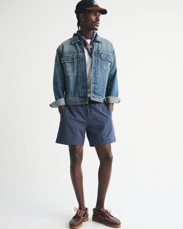 The A&F Everyday Short, Sapphire view 1