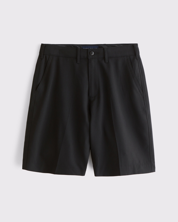 Plainfront Short, Black view 1
