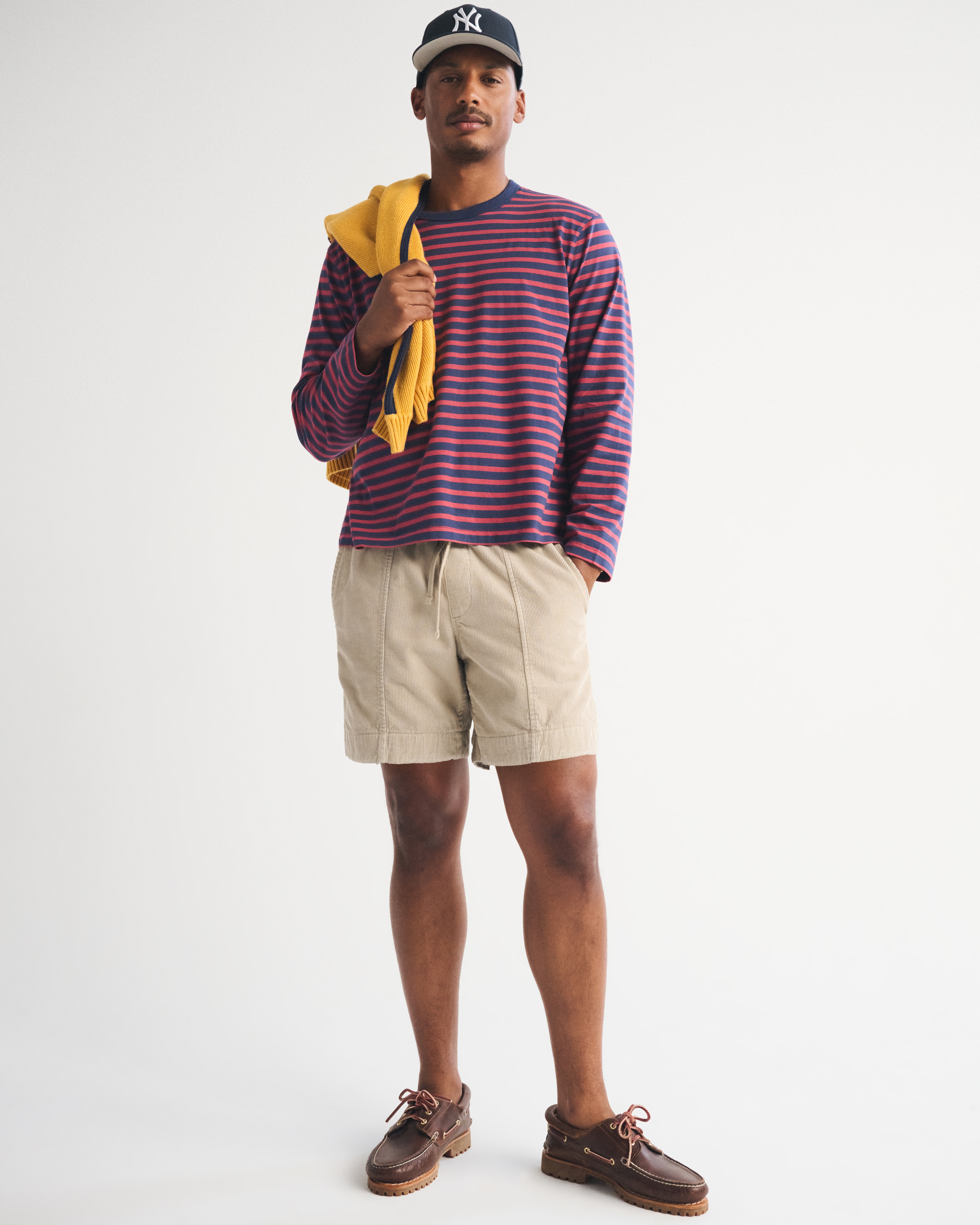 Мужские брюки Abercrombie & Fitch Corduroy Pull-On Short — фото 3
