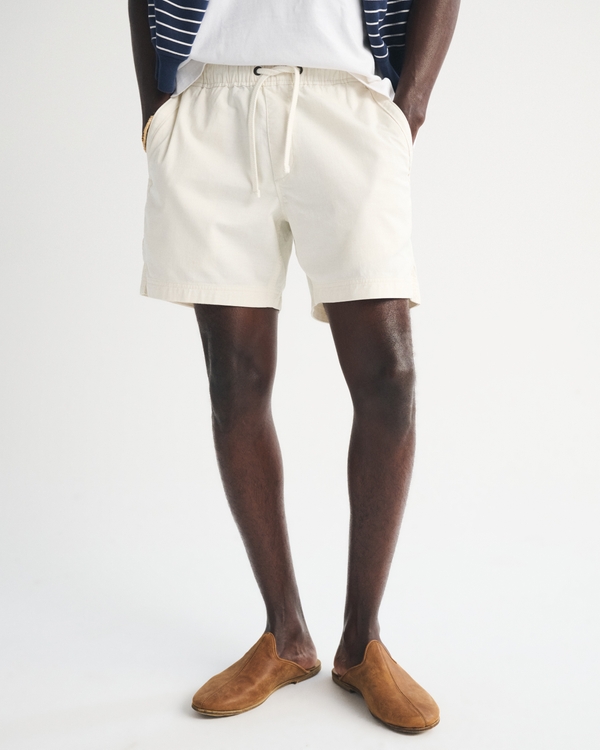 Sea-Fade Pull-On Short, Cream view 2