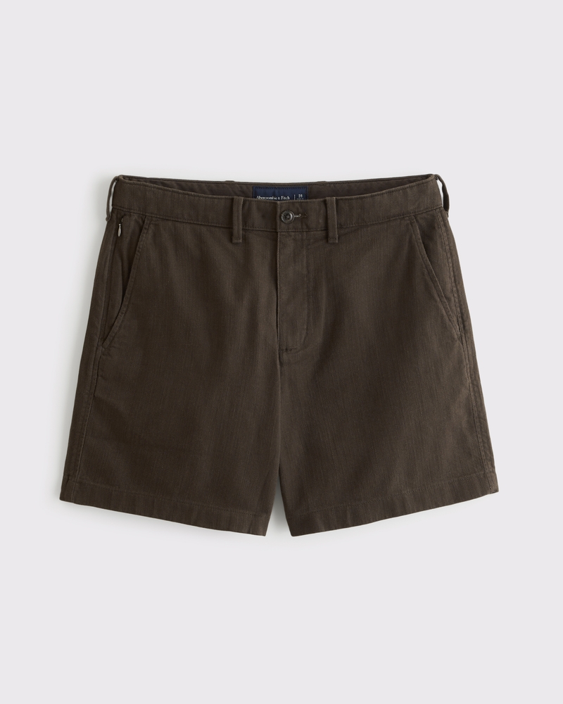 100% Cotton Plainfront Short - thumbnail 7