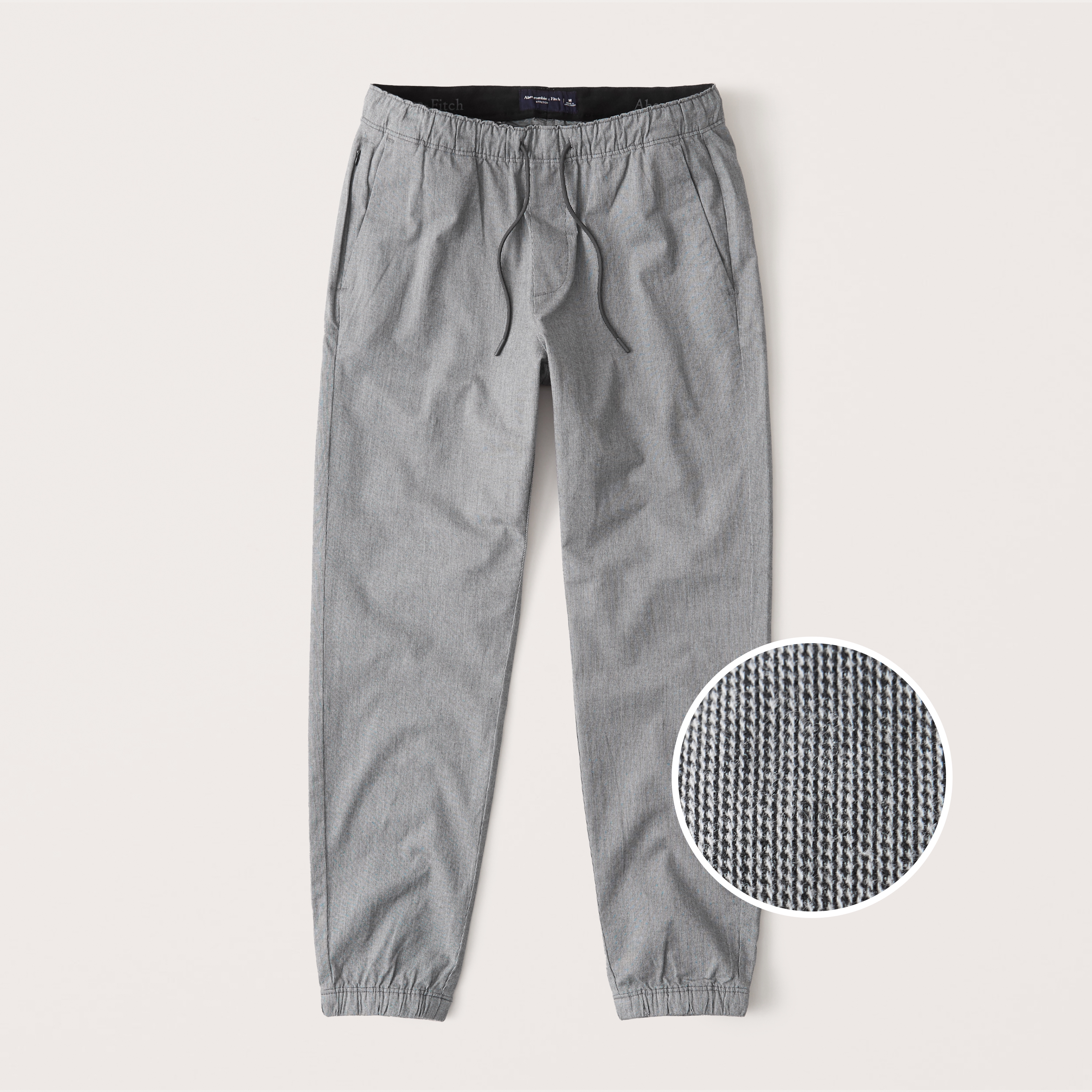 abercrombie twill joggers