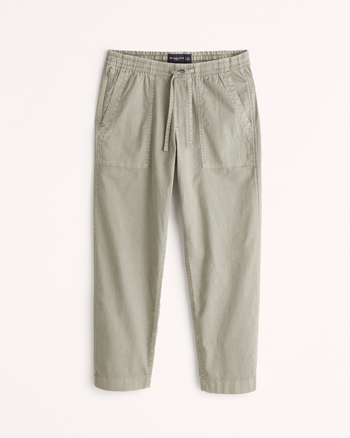 linen drawstring shorts