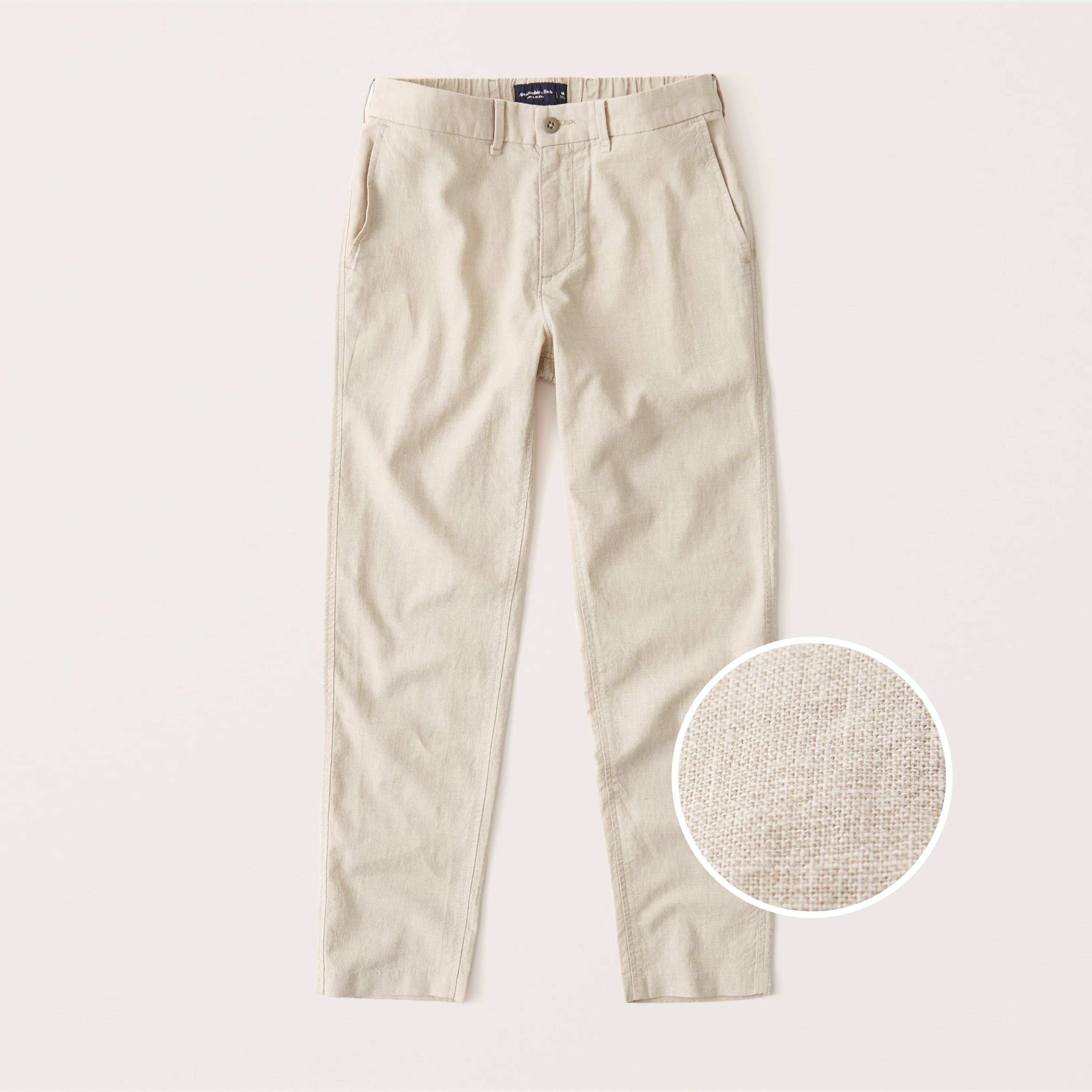 Men's Linen-Blend Skinny Pants | Men's 