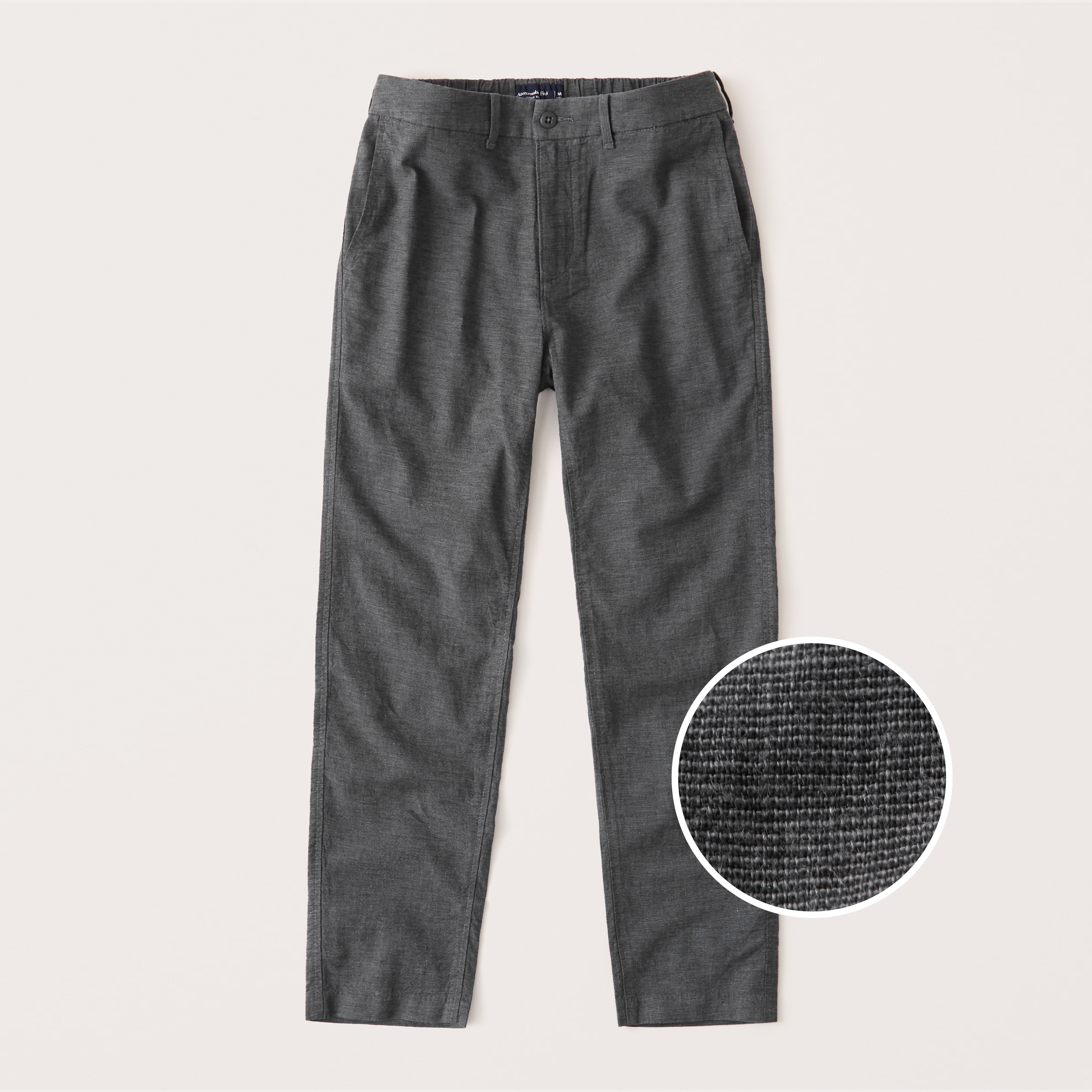 white linen skinny pants