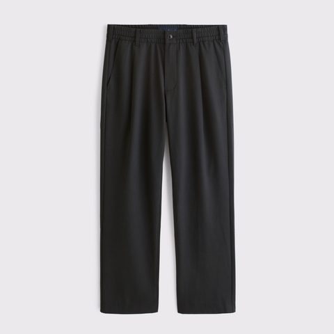 Мужские брюки Abercrombie & Fitch Relaxed Straight Pleated Hybrid Waist Trouser
