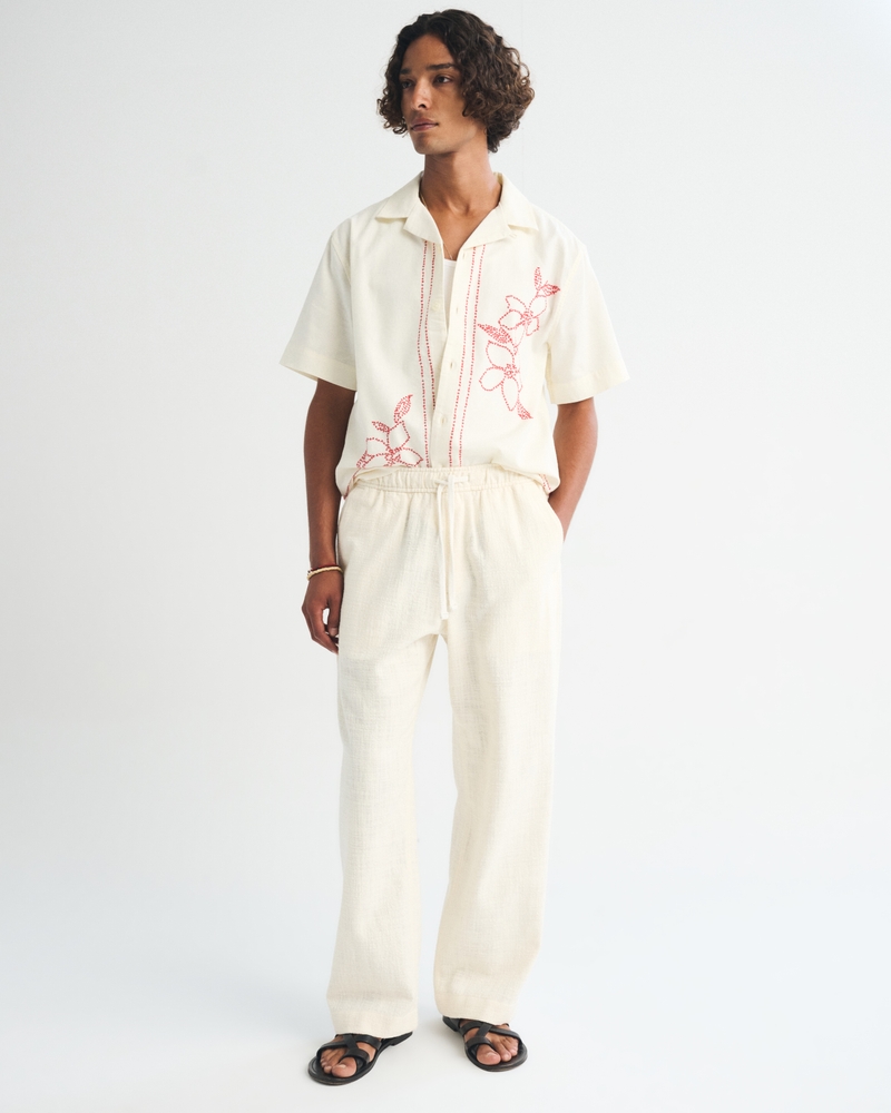 Textured Baggy Pull-On Pant - thumbnail 6