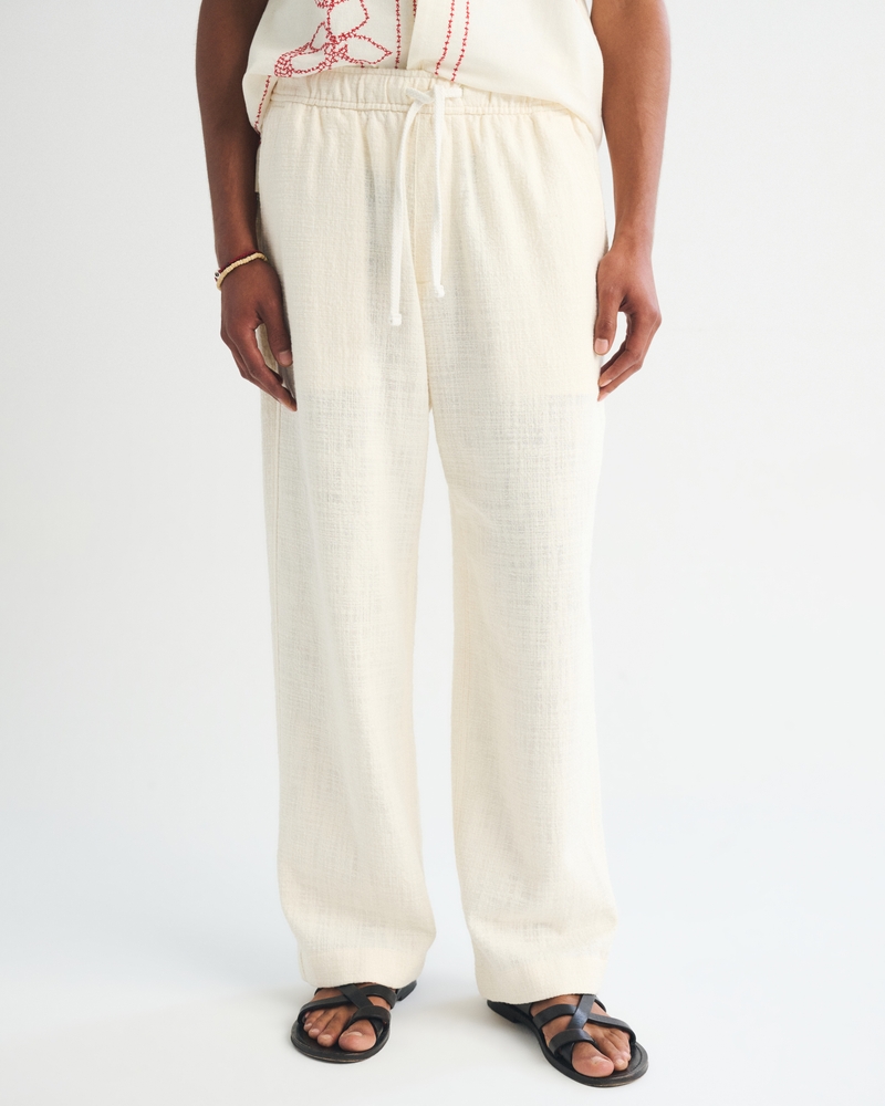 Textured Baggy Pull-On Pant - thumbnail 5