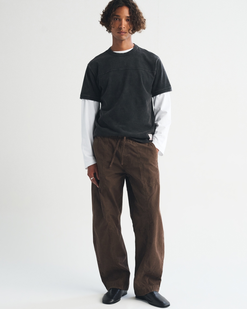 100% Cotton Pull-On Barrel Pant - thumbnail 6