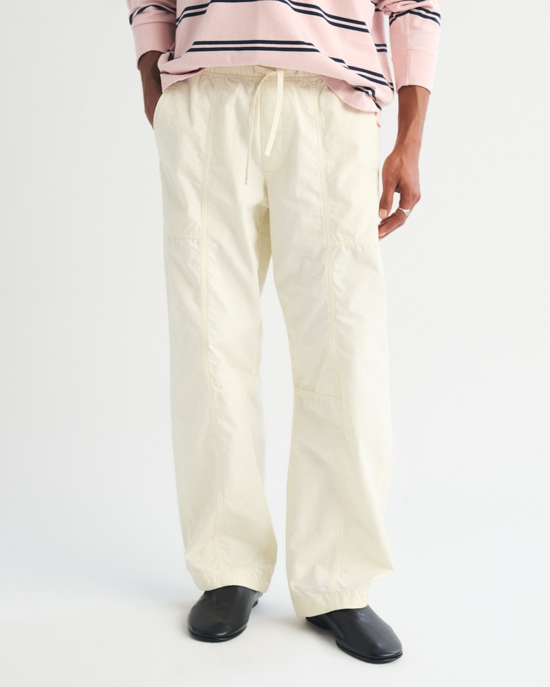 100% Cotton Pull-On Barrel Pant