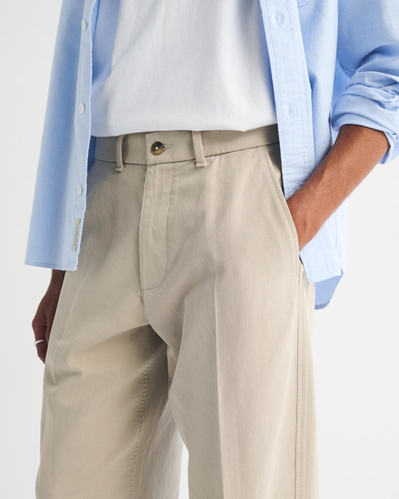 Structured Cotton-Blend Baggy Trouser - thumbnail 3