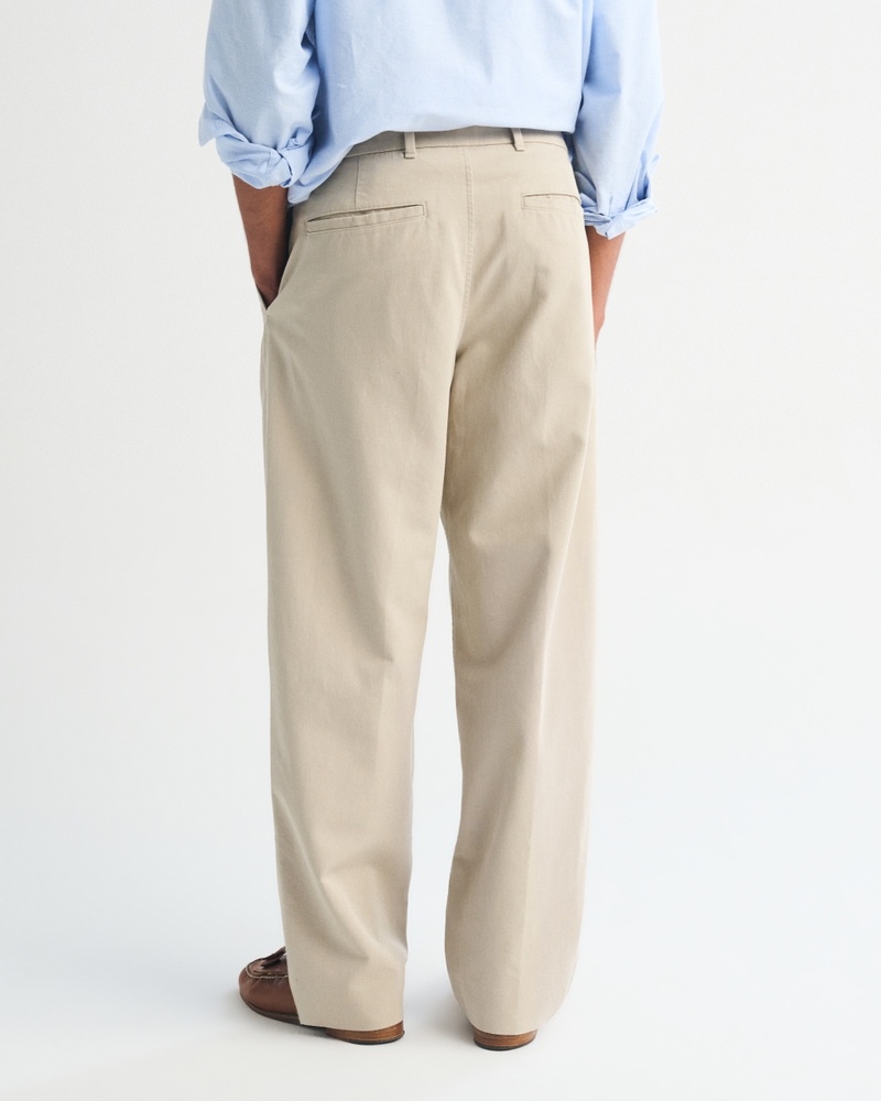Structured Cotton-Blend Baggy Trouser - thumbnail 4