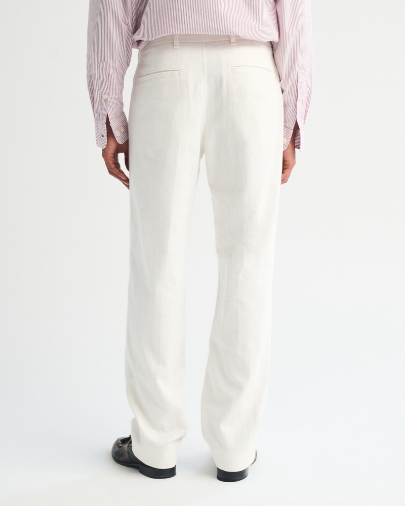 100% Cotton Relaxed Straight Trouser - thumbnail 4