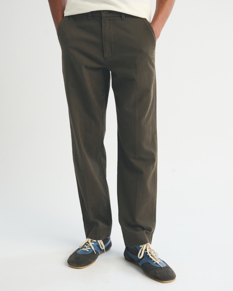100% Cotton Relaxed Straight Trouser - thumbnail 9