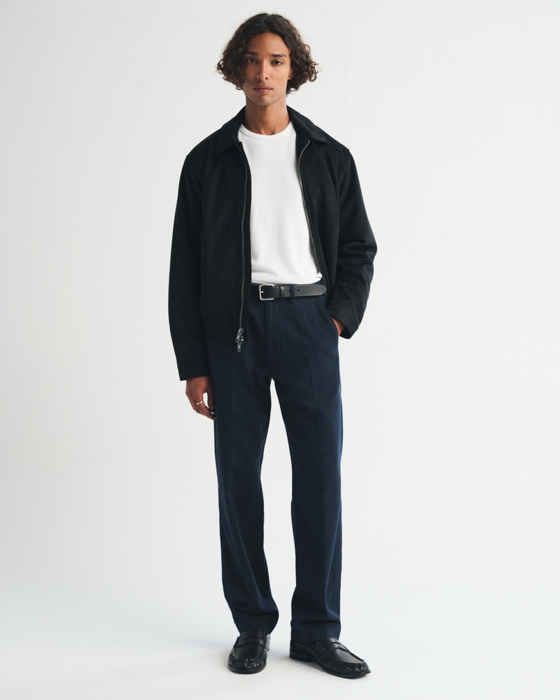 100% Cotton Relaxed Straight Trouser - thumbnail 6