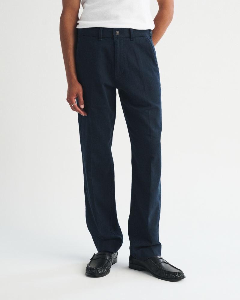 100% Cotton Relaxed Straight Trouser - thumbnail 5