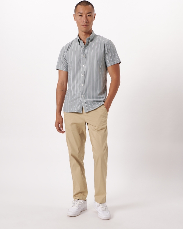 A&F All-Day Straight Pant, Khaki