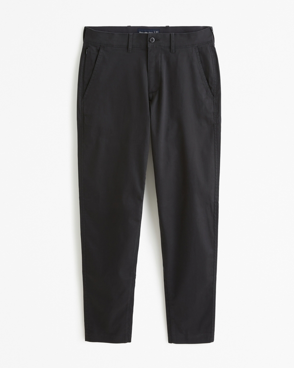Pantalon en coutil moderne et étroit de style années 90, Black
