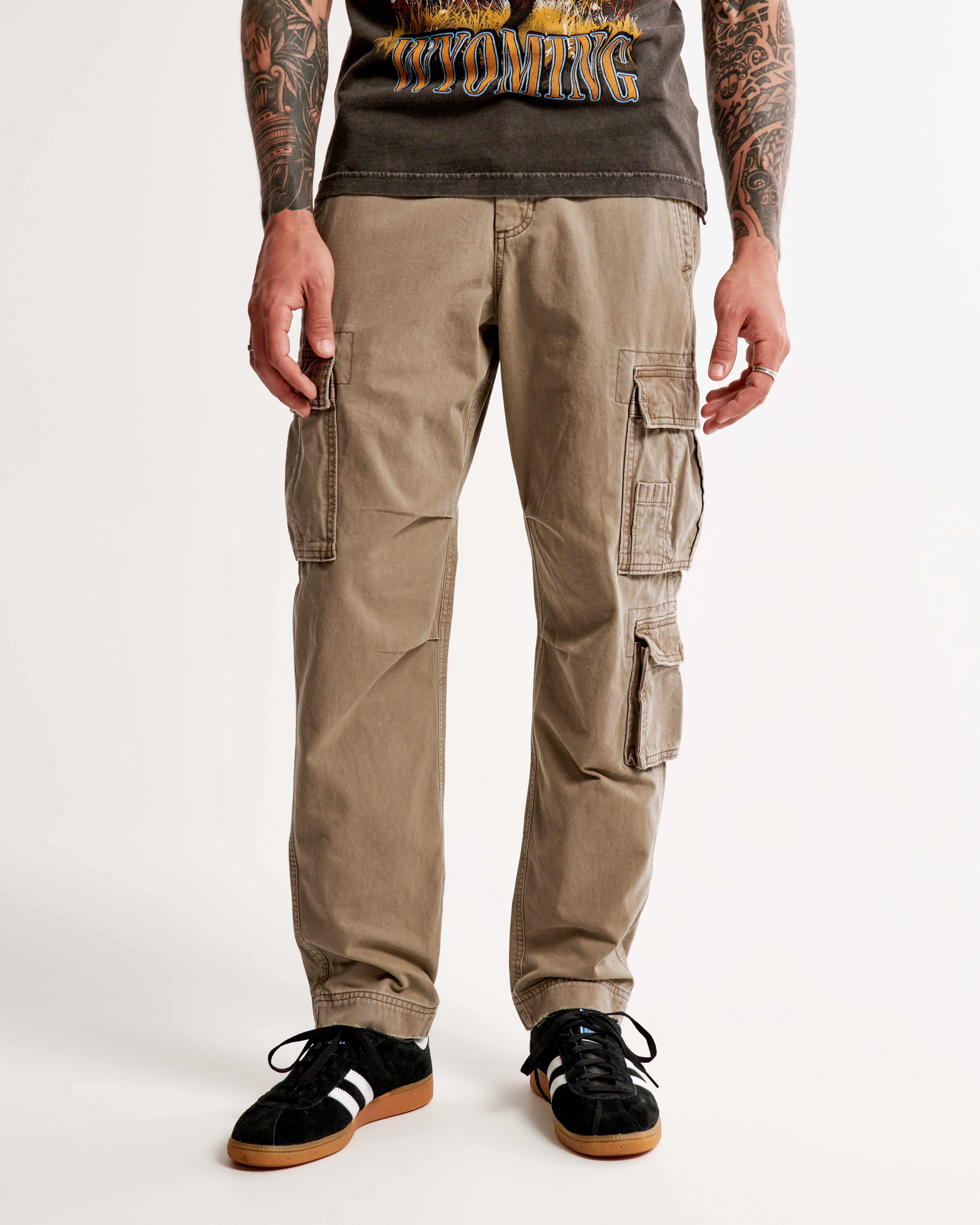 Men's Loose Utility Cargo Pant | Men's Bottoms | Abercrombie.com