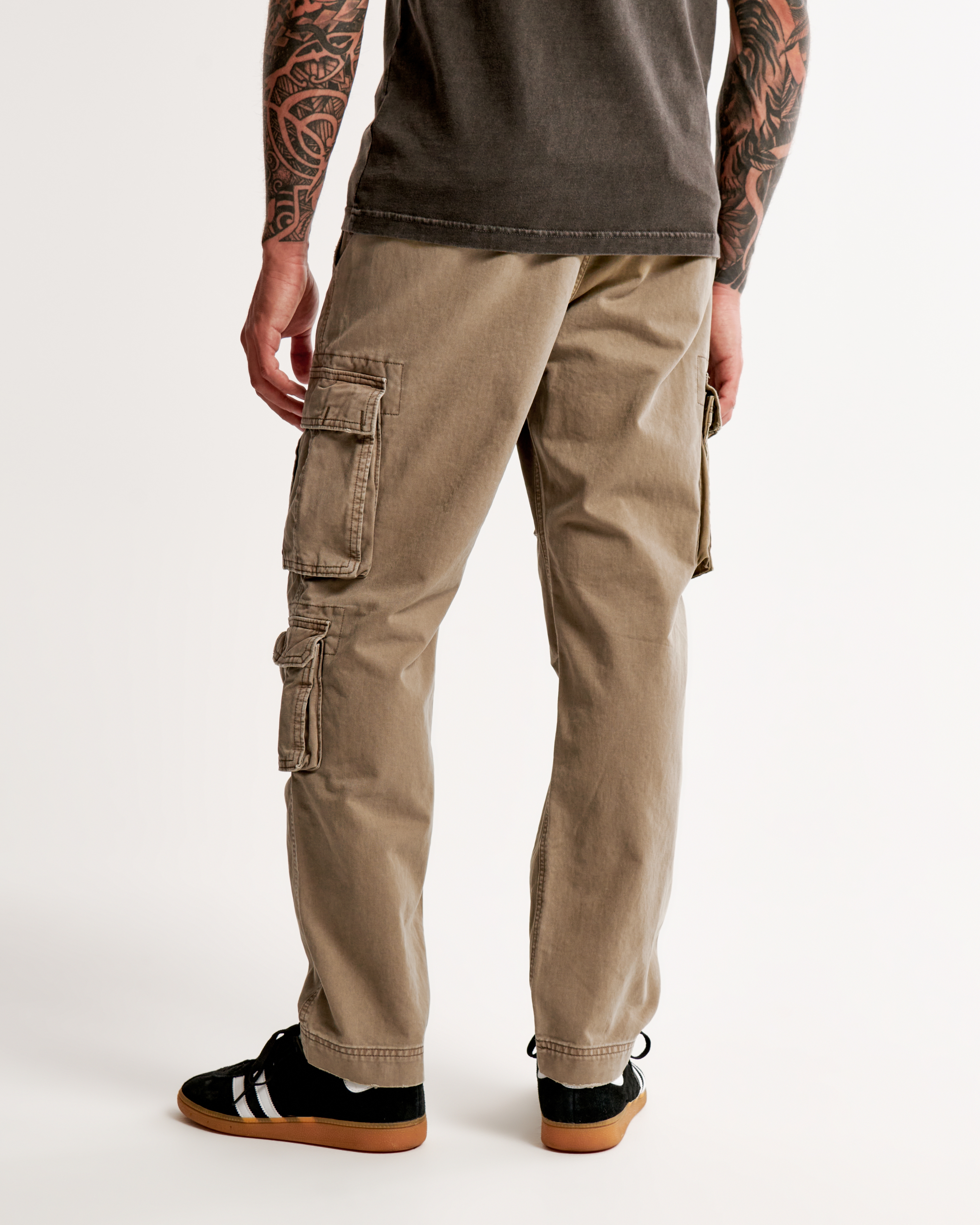 Pantalon cargo fonctionnel ample