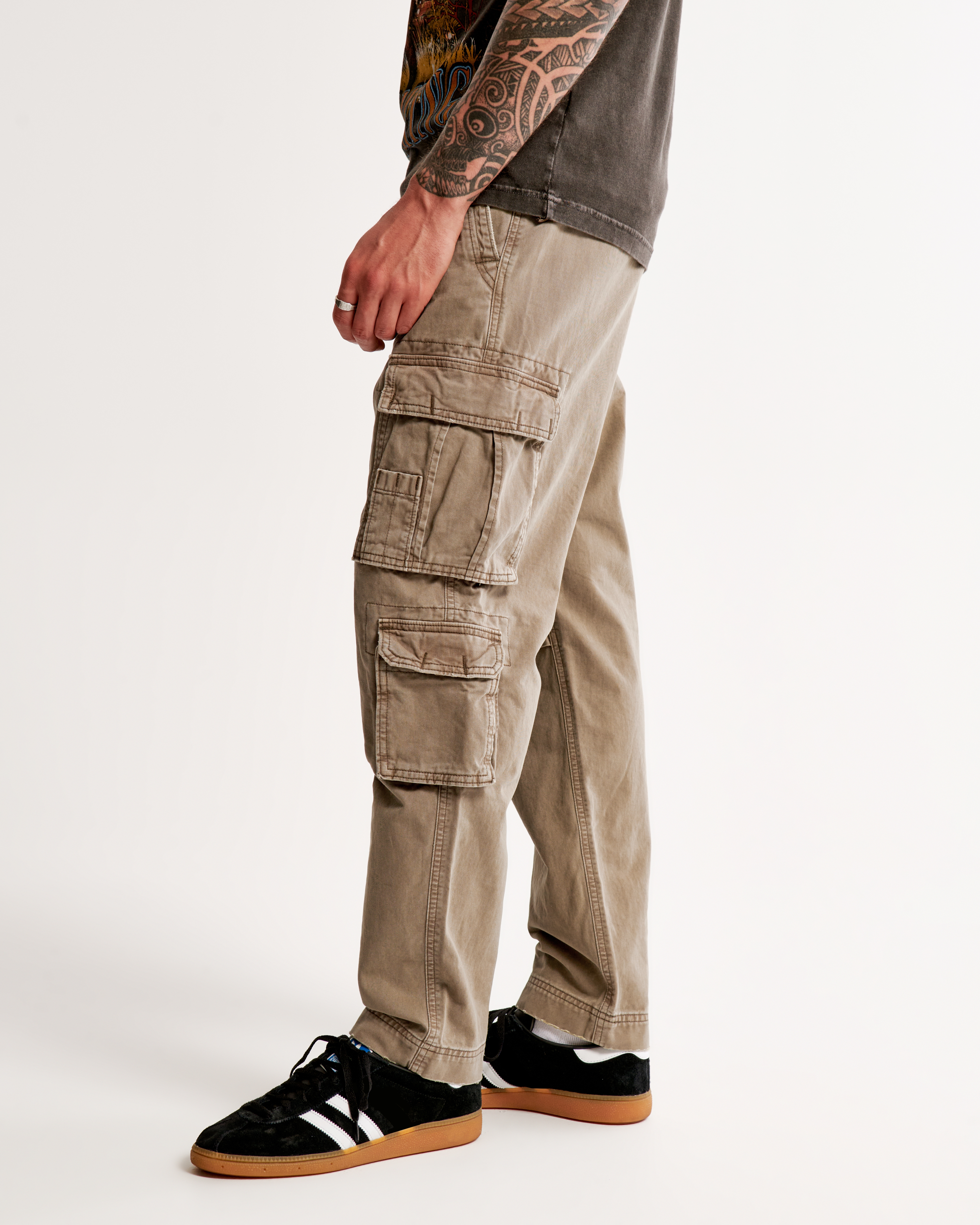 Men's Loose Utility Cargo Pant | Men's Bottoms | Abercrombie.com