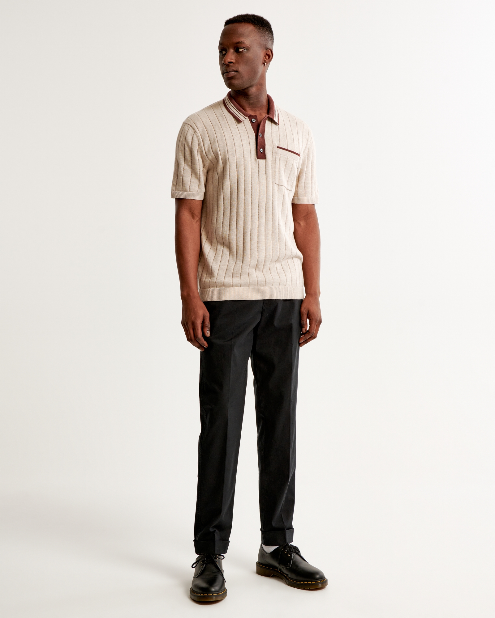 Cotton-Blend Pull-On Pant