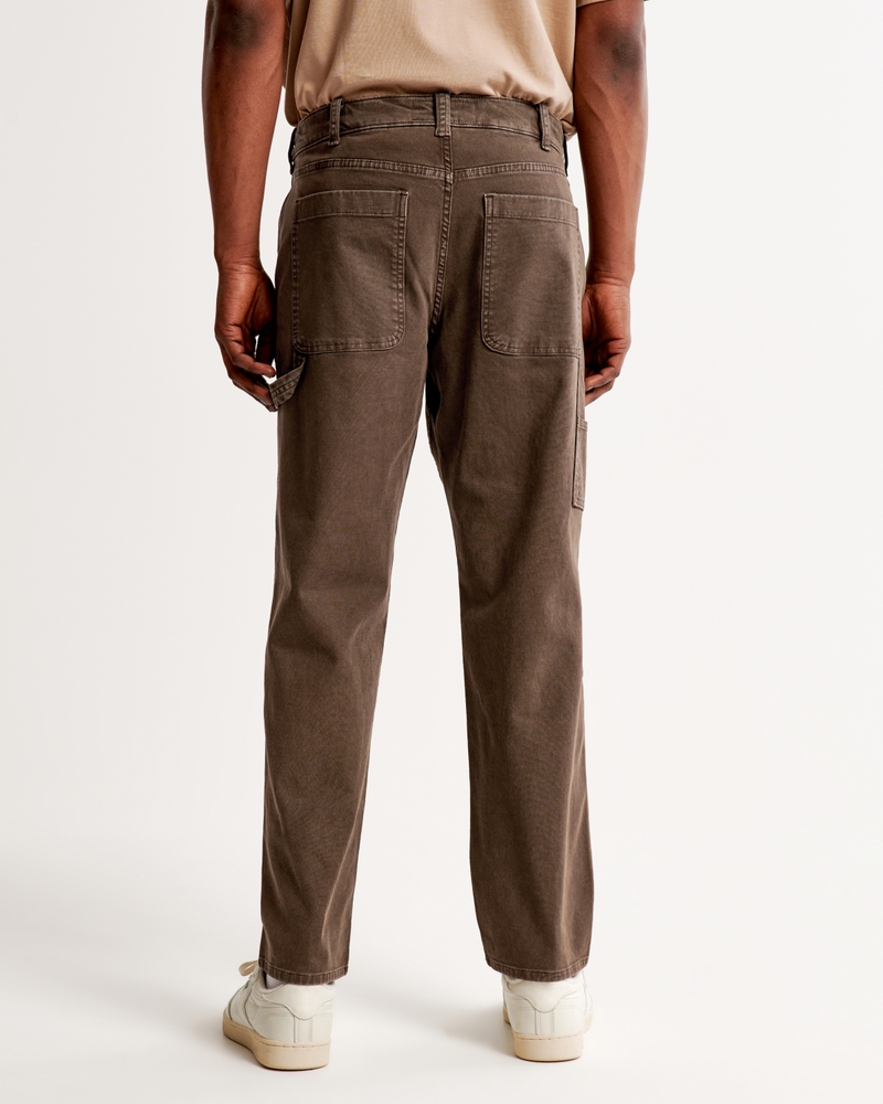 2024 New Six-Pocket Jeans Men's Convenient Cargo Jeans Trendy Brand Youth  Straight Work Pants Slim Fit Large Pocket Men's Pants