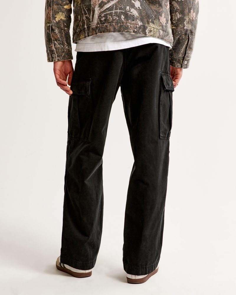 Hollister Ultra High-rise Corduroy Baggy Cargo Pants in Brown