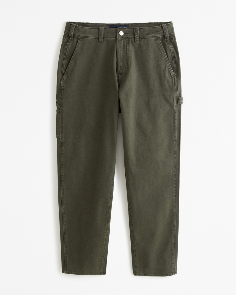 Abercrombie Loose Workwear Pant Olive Green 33x32