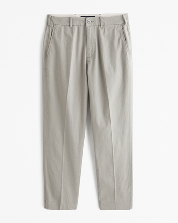 Men's Loose Linen-Blend Permacrease Trouser | Men's Bottoms ...