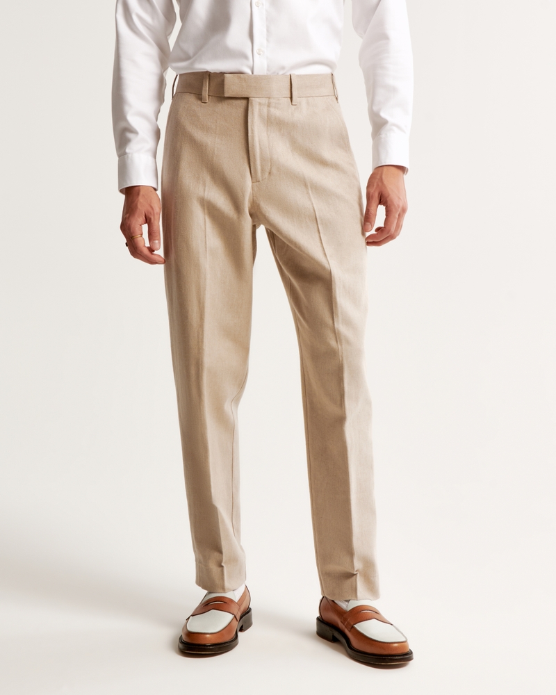 The A&F Collins Tailored Linen-Blend Suit Pant