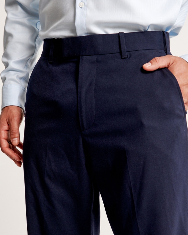 slim fit dress slacks Construct Navy Bistretch Dress Pants – Stately