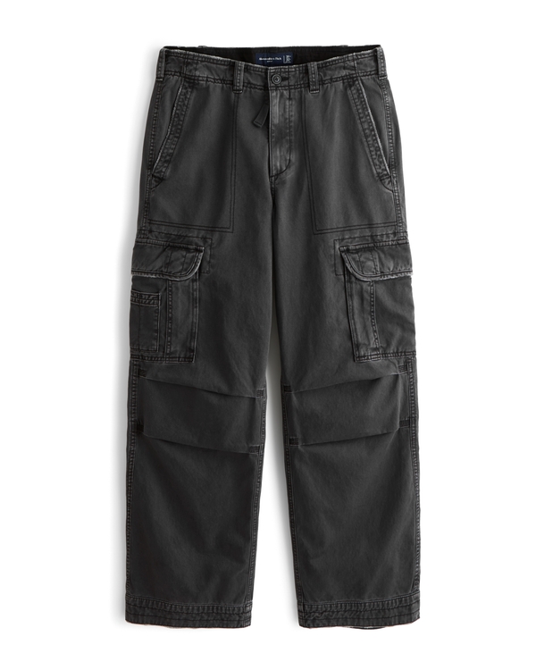 Baggy Cargo Pant, Black