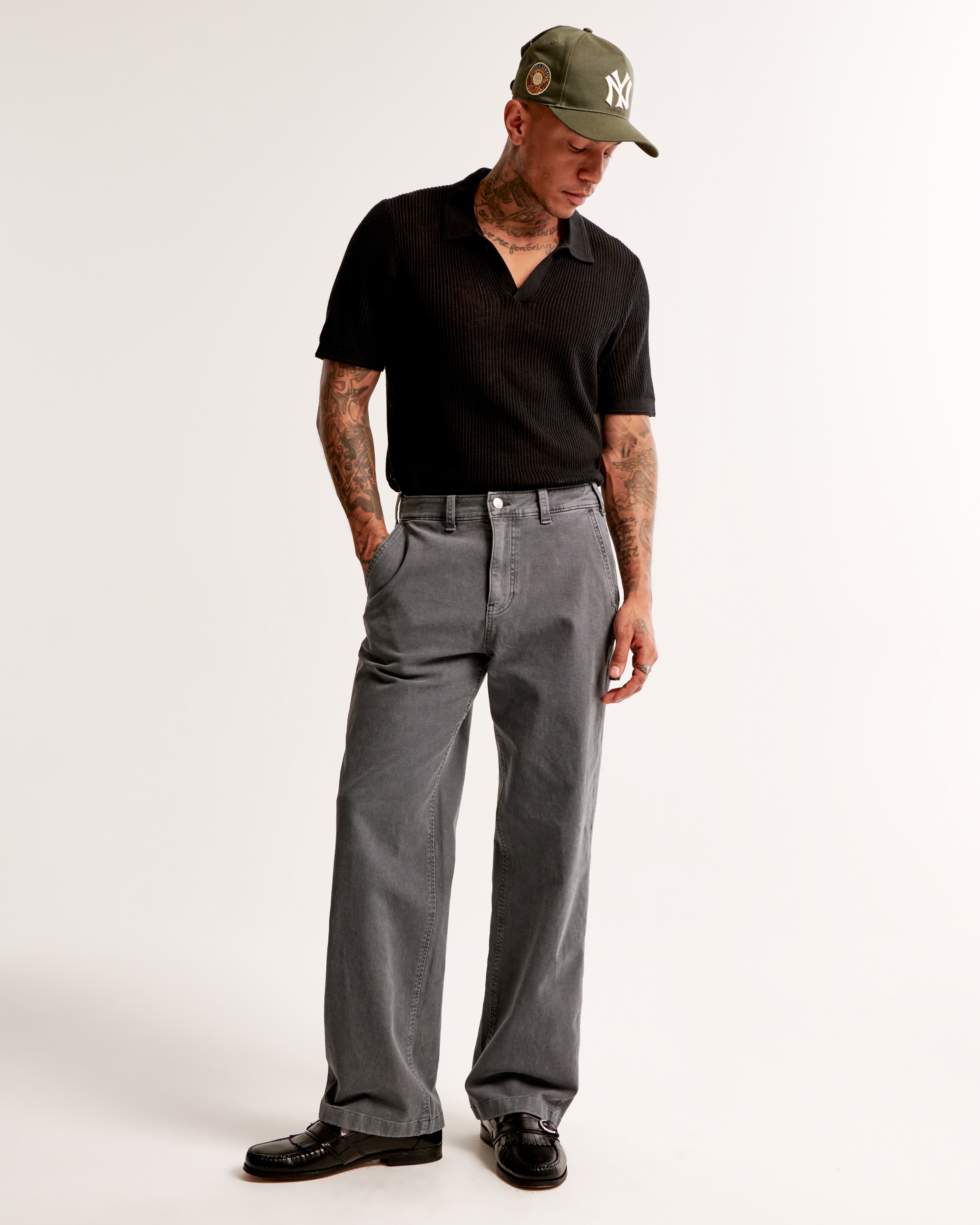 ARCHI アーキ / 8oz NEPDENIM HOOK PANTS Men's Baggy Workwear Pant | Men's Clearance | Abercrombie.com