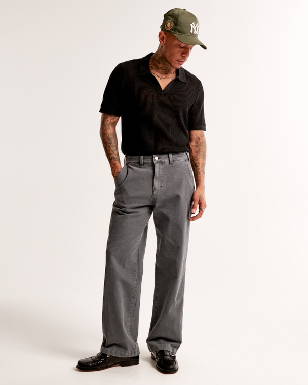 Baggy Workwear Pant, Gray