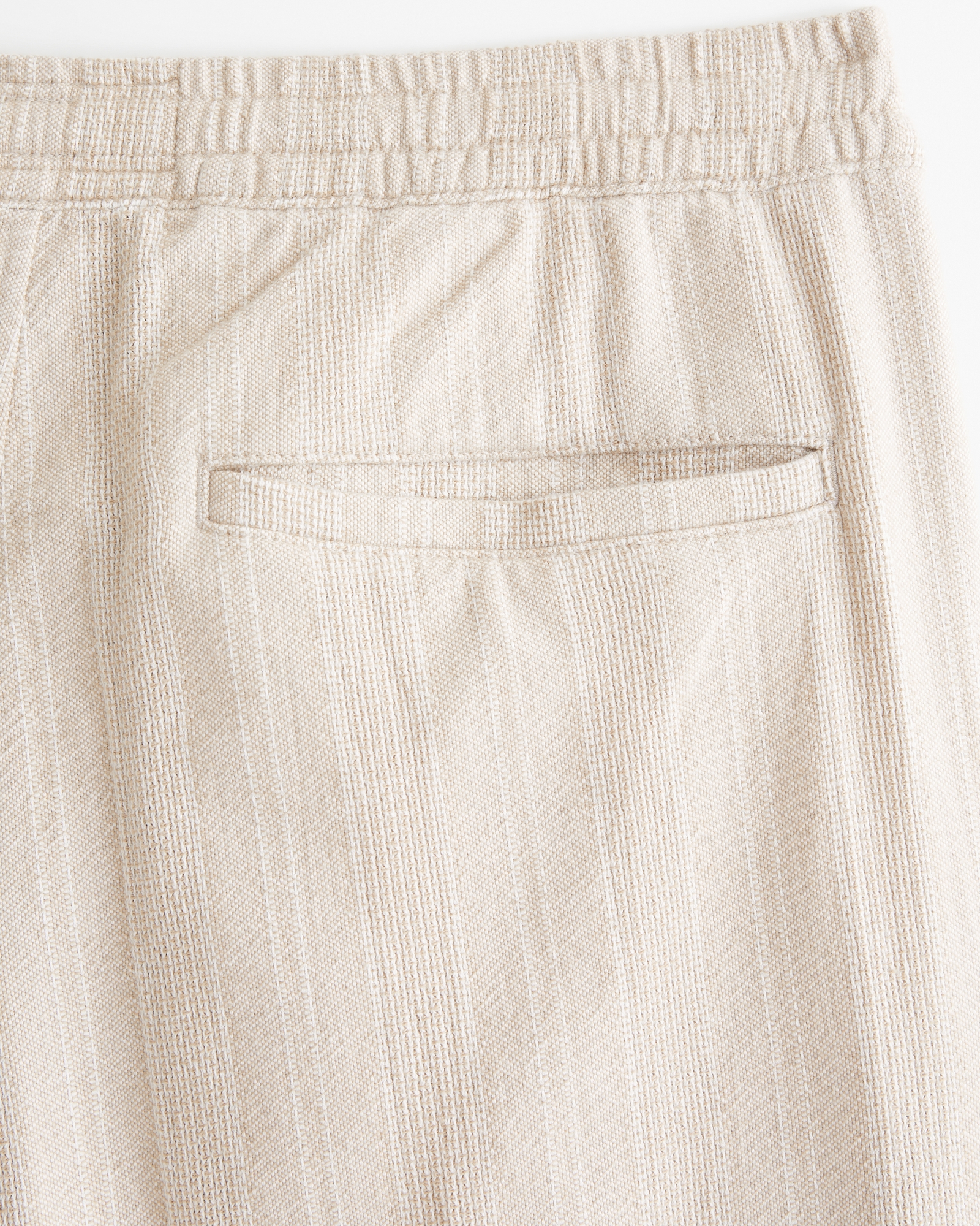 Linen-Blend Pull-On Pant